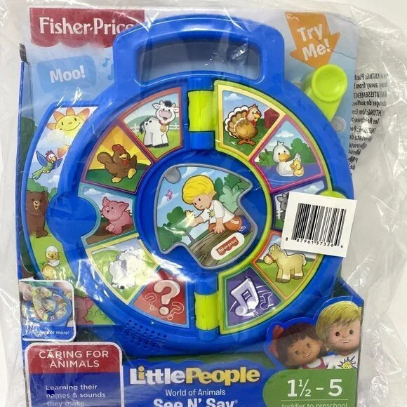 Fisher-Price Little People World of Animals See 'n Say Learning Toddler Toy - Picture 2 of 7
